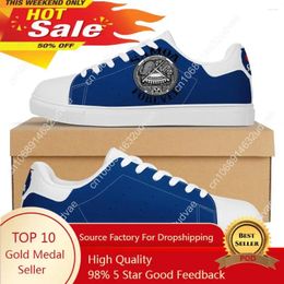 Casual Shoes Blue Soft Flat Sneaker America Polynesian Samoa Tribal Printing Custom Man Lightweight Walking Sport Women Running