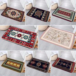 Carpets Boho Persian Style Door Mat Geometric Printed Non Slip Kitchen Rugs For Home Bedroom Decoration Washable Indoor Entrance