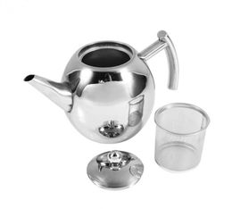 115L Durable Stainless Steel Teapot Coffee Pot Kettle With Filter Large Capacity Puer Tea Bag Green Oolong Tea Tieguanyin Promot5647578