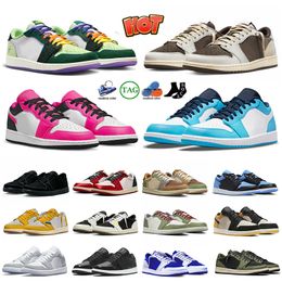 Classic OG 1 Sports Basketball Shoes Jump Man Black Phantom 1s Revers Mocha Doernbecher Year of the Dragon Canary Men Womens Jump1s Trainers Sneakers