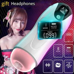 Other Health Beauty Items Automatic intelligent remote oral and masturbation cup rotating genuine silicone vaginal vibrator male adult sexual Q240430