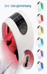 foreverlily Heating 7 Colors PDT Facial Mask Foldable Threapy Face Lamp LED Pon Skin Rejuvenation salon Home Use Skin Care Q0605713428