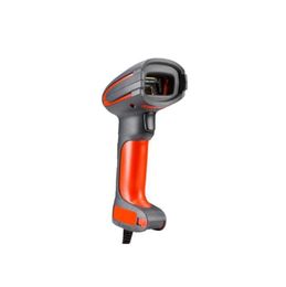 Granit 1280i Barcode Scanner, RS-232, Full Range Scanning, Haptic Feedback, 3m Coiled Interface Cable - Red/Gray 1280IFR-3SER