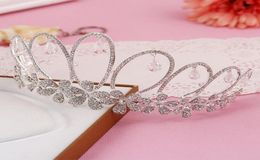 Rhinestone Crystal Wedding Party Prom Homecoming Crowns Band Princess Bridal Tiaras Hair Accessories Fashion LD5214065153