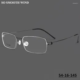 Sunglasses Frames Denmark Brand Titanium Square Screwless Glasses Frame Business Men Eyeglasses Handmade Women No Screw Spectacles Eyewear