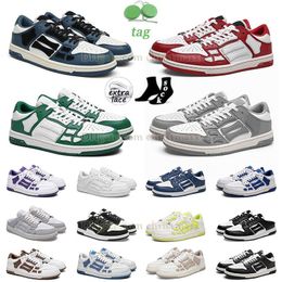 2024 new Bone shoes des chaussures casual shoes designer luxury nylon sneakers platform flats leather trainers white men women skate dhgate pink run shoe Casual shoe