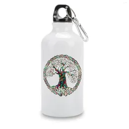 Water Bottles Awesome Tree Of Life 5 DIY Sport Bottle Aluminum Nerd Kettle Casual GraphicVacuum Tea Cups