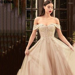 Party Dresses OEING A-Line Tulle Evening Dress Elegant Boat Neck Princess Luxury Customization Special Occasion Gowns