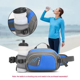 Outdoor Bags Fanny Pack Running Belt Purse Bum Bag Nylon Sling Waist With Bottle Holder Waterproof For Cycling Hydration Jogging