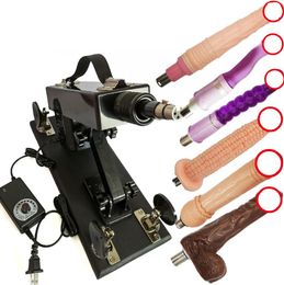 AKKAJJ Automatic Thrusting Sex Machine for Private Masturbation with 3XLR Connector Attachments A6 Black Speed and Anlgle Adjustab8956213