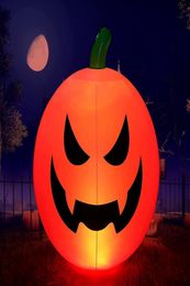 Halloween Decorations Inflatables 24 Inch BlowUp Pumpkin with Built in Battery not included C08264079304