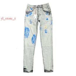 Purple Brand Jeans Scratch Designer Classic Hole Jeans Mens Denim Trousers Fashion Design Retro Streetwear Casual Sweatpants Jeans Womens 6134