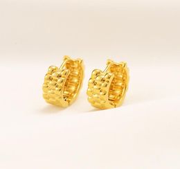 NEW PAIR OF LARGE BIG 9CT 24k Solid Fine GOLD YELLOW Filled HOOP EARRINGS ROUND WIDE CIRCLE HOOPS GIFT2513964