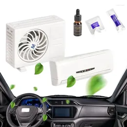 Car Air Freshener Solar Conditioner Design Perfume Decoration Automotive Scent Diffuser Vent Clip Fragrance