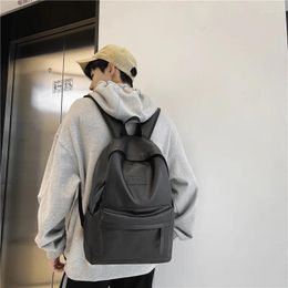 Backpack High Quality Women Man Soft Leather Men's Backpacks Girl Luxury Designer Back Pack Laptop Bag Large Capacity Travel