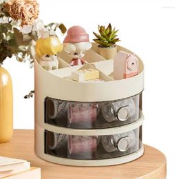 Storage Boxes Makeup Organizer Desk Stationery Cosmetic Case Multifunctional Divided Compartments Organizing Sundries Pens