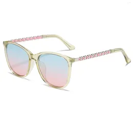 Sunglasses Stylish Oversize Polarised HD Lens Anti-sunburn UV 400 Protection For Beach Sunlight
