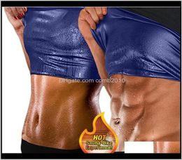 Women Men Thermo Shirt Sweat Sauna Tank Tops Body Shapers Waist Trainer Slimming Vest Fitness Shapewear Modelling Belt Klspv Sdeen4052011