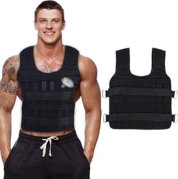 30KG Loading Weight Vest Boxing Train Fitness Equipment Gym Adjustable Waistcoat Exercise Sanda Sparring Protect Sand Clothing11924361
