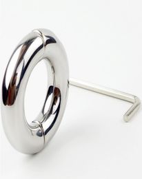 Stainless Steel Penis Cock Ring Glans Penis Stretch Sex Ring Ball Stretcher Sex Toys for Men Delay Ejaculation5281680