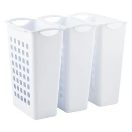 3PCS Sterilite Sorting Hamper White storage baskets laundry basket 240424