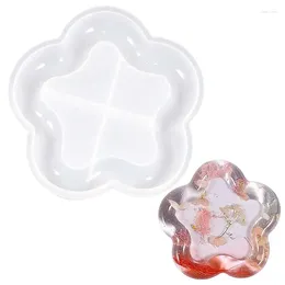 Decorative Figurines Silicone Epoxy Pouring Tray Mould 3D Love DIY Crystal Resin Plaster Storage Festival Supplies