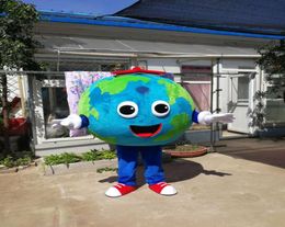 high quality Real Pictures Deluxe the earth mascot costume fancy carnival costume 6984991