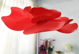 PE foam Giant Artificial Poppies Flower Head Shop Window Display Flower Wedding Road Lead Party Stage Decoration flowers1011664