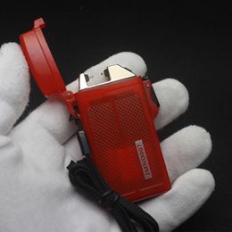 Custom Rechargeable Plastic Shell Waterproof Windproof Electric Lighter Electric Arc Lighter