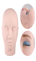 3D Silicone head Tattoo Practice head model Fake practice Skins For Permanent Makeup Practice5999854