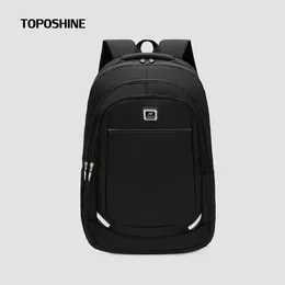 Backpack Toposhine 2024 Business Men Laptop Backpacks Travel 4 Colour Black Bags For Boys Outdoor School
