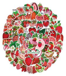 Gift Wrap 50100pcs Cute Strawberry Stickers For Notebooks Laptop Scrapbook Stationary Pink Sticker Scrapbooking Material Craft Su4284679