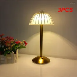 Table Lamps 3PCS Retro Bar Lamp Touch Dimming LED Rechargeable Wireless Night Light For Coffee/el/Restaurant/Bedroom