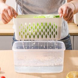 Storage Bottles 3piece Fridge Organizer Container Sealed And Easy Maintenance Food Kitchen Box