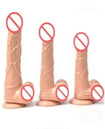 Dildo Vibrator Male Artificial penis Sex toys for women Female manual masturbation device Realistic Dildo sex product for couples4212516