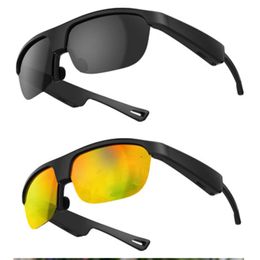 2024 mais recentes óculos de áudio inteligentes moda tws wireless fone de ouvido handsfreeyewear homens homens uv400 Óculos de sol de dente azul -falante