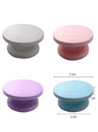 DIY Cake Turntable Baking Silicone Mold Plate Rotating Round Cake Decorating Rotary Table Pastry Supplies Cake Stand9130795