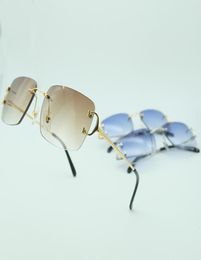 2020Rimless Sunglasses Men Luxury Sun Carter Glasses Frame for Driving Square Oculos De Sol Women Designer Accessories8625401