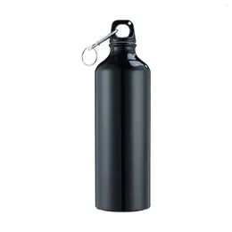 Water Bottles 750mL With Carabiner Portable Aluminium Bottle Reusable Leakproof Jug For Hiking Travel Outdoor Sports