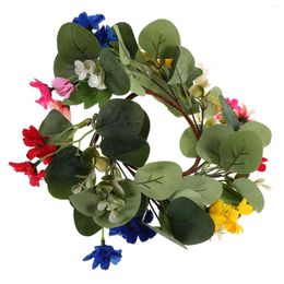 Decorative Flowers Artificial Garland Large Eucalyptus Wreath Dining Table Or Fake With