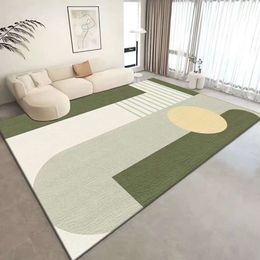 Minimalist Geometric Carpets Dirt Resistant and Easy to Maintain for Living Rooms Household Water Absorption Sound Insulation All Laid Out