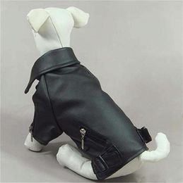 Dog Coat Leather Jacket Winter Dog Clothes Puppy Poodle Chihuahua Costume Apparel Pug French Bulldog Pet Dog Clothing T2001012703491