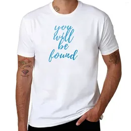 Men's Tank Tops You WIll Be Found T-Shirt Plain Graphics Mens Funny T Shirts
