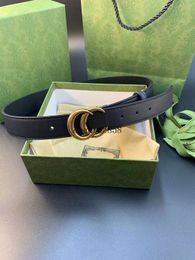 fashion belt With box new genuine leather 2.0 2.8 3.4 3.8cm belt men and women casual G Business luxury letter smooth buckle