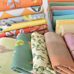 Fabric Cotton Brushed Fabric for Bed Sheet Quilt Cover Pillowcase 250cm Width Autumn and Winter Bedding by Half Meter d240503