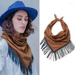 Scarves Cowboy Hair Scarf Turbans Women Male Head Wrap Cowgirl Party Light Tan