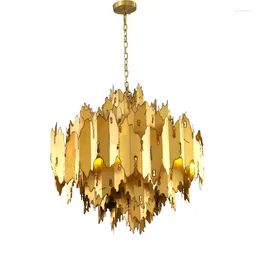 Chandeliers Arrival Modern Chandelier Lighting For Dining Room Gold Hanging Lamp Kitchen Island American Retro Light Fixture