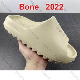 2024 with Box Slippers Sandals Slides Men Women Pure Blue Orange Green Sand Black Restock Bone White Onyx Slide Sandals Big Size Us 13 14 15