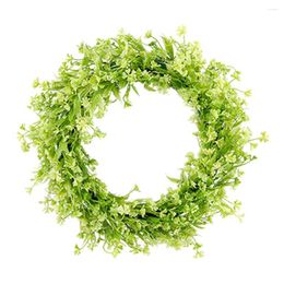 Decorative Flowers Notes Package Contents Home Decor Spring Simulated Plant Wreath Suitable For Decorating Light Brightness