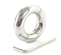 male penis ring stainless steel scrotum bondage weight ball stretcher cockring cock rings adult sex toys for men on the dick Y18925760669